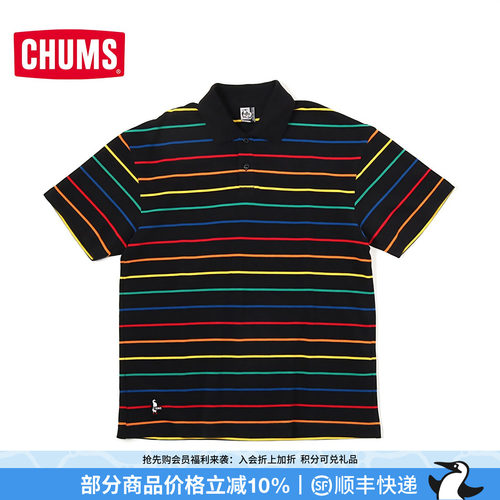CHUMS户外运动T恤春夏休闲