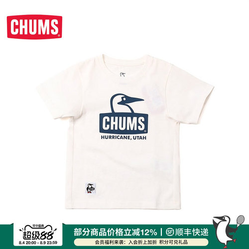 CHUMS/洽洽鸟T恤短袖新品