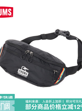 CHUMS洽洽鸟户外休闲运动斜挎包斜肩包腰包男女骑行包CH60-3751