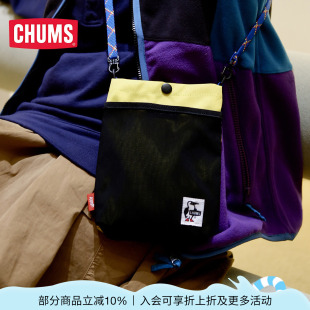 CHUMS洽洽潮流户外露营斜挎包男女款 3530 便携单肩包手机包CH60