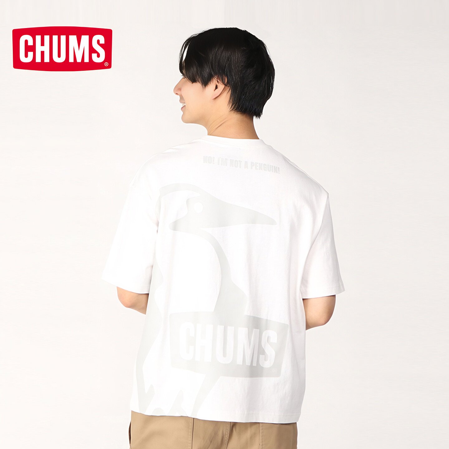 CHUMS洽洽鸟户外休闲短袖T恤夏季新品男女印花圆领棉CH01-2356图片