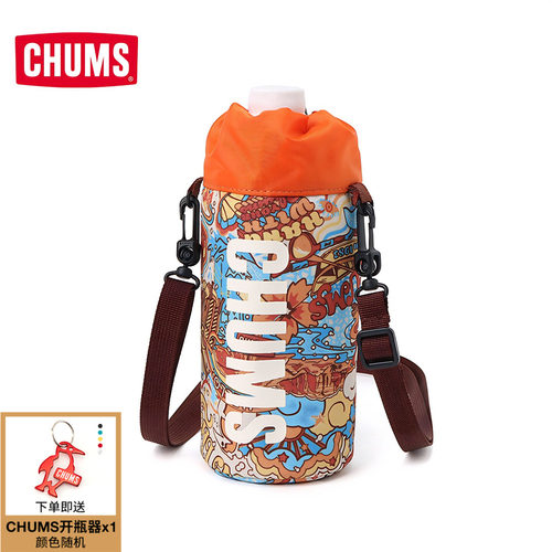 CHUMS洽洽鸟水壶包斜挎运动包