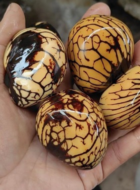 老师傅手工打磨象牙果手把件带纹路精抛光吊坠大果老果手把件菩提