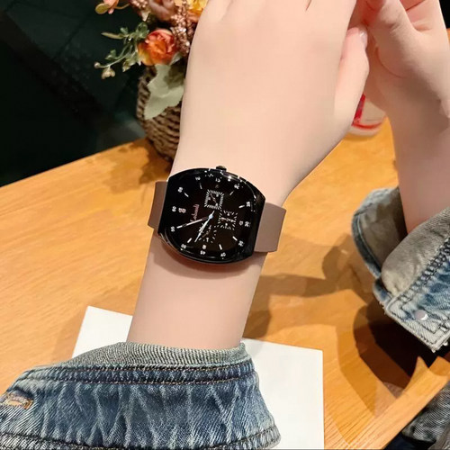 么茶正品石英表拉宝丽休闲女士