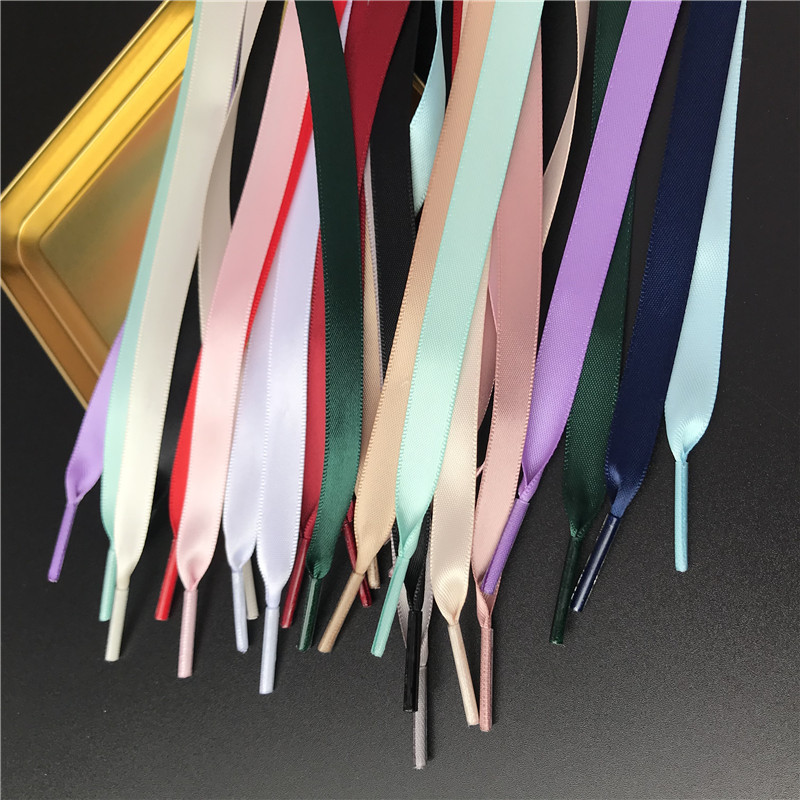 宽1厘米适用于斐乐fila缎带丝带60cm80cm90cm1米1.1米仿绸缎鞋带