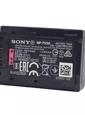 索尼NP-FV50 FV30电池 CX290E CX390 PJ510 XR260 XR100 FV50