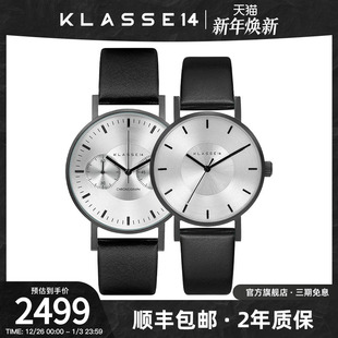 石英手腕表情侣手表对表生日礼物 时尚 意大利Klasse14品牌男款 女款
