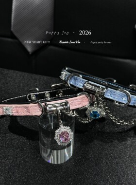 PuppyJoy独家「午夜蓝颂」蛇皮chocker项圈高级手工定制