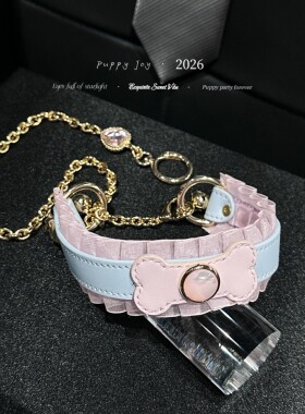 PuppyJoy独家「P链」choker牛皮项圈高级手工定制