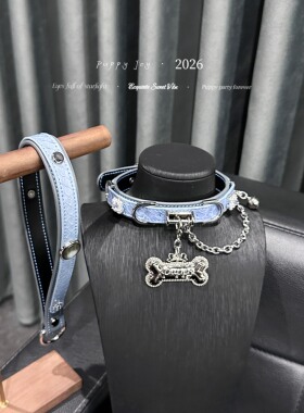 PuppyJoy「幽蓝梦境」项链颈带项圈小众男女choker项圈手工定制