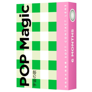 POP宇宙的歌系列大小直径美瞳半年抛1片装彩色隐形近视眼镜彩瞳