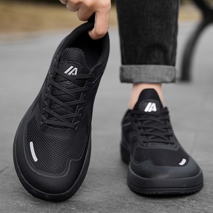 特大码宽脚鞋男4E宽楦鞋轻便宽松老人鞋夏季防臭透气网面休闲板鞋