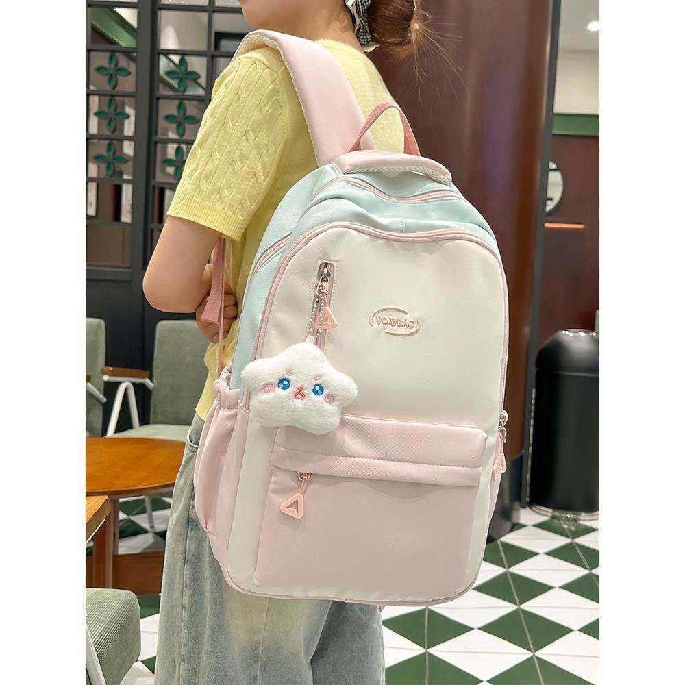 高颜值书包女初中生小清新可爱小学生双肩包中学生大容量校园背包,箱包皮具/热销女包/男包,双肩背包,淘宝优惠券,粉丝福利购,淘宝优惠卷