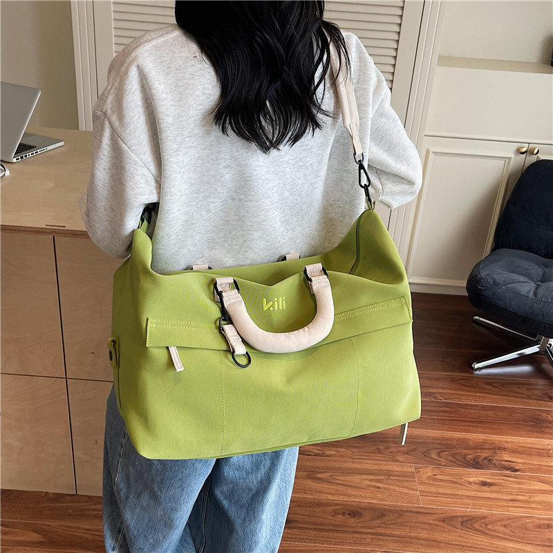 旅行包女士轻便大容量短途行李包男运动健身包游泳外出旅游登机包