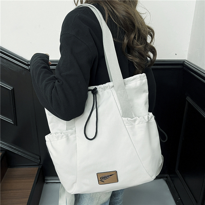 托特包女学生上课外出双肩两用包大容量休闲单肩包通勤电脑手提包