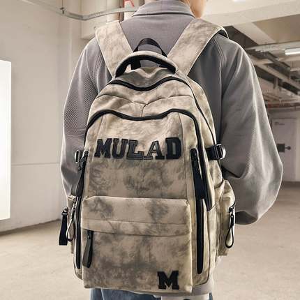 背包男双肩包大学生书包潮男外出旅行休闲16寸大容量笔记本电脑包