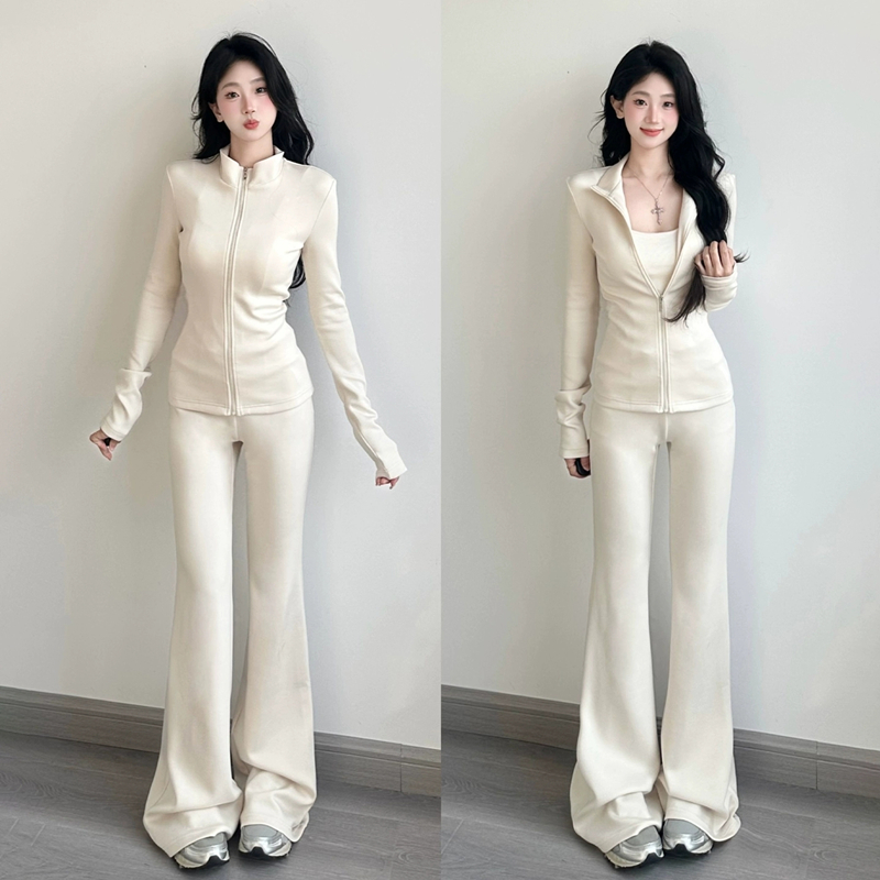 时尚减龄休闲套装女早秋韩系ootd一整套修身显瘦卫衣运动两件套潮