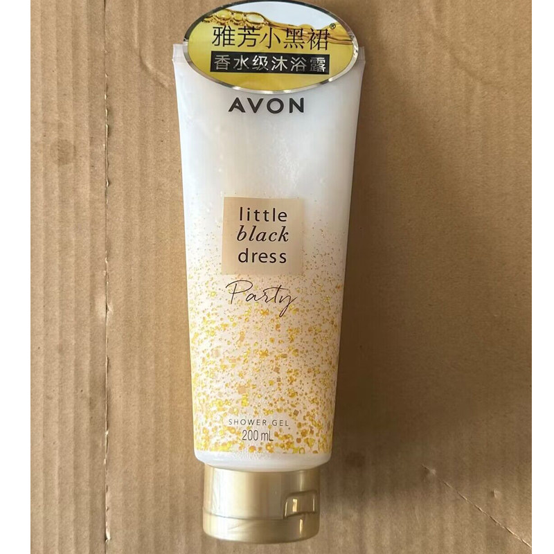 Avon/雅芳小黑裙闪耀香水沐浴露200ml 留香保湿易冲泡沫绵密男女