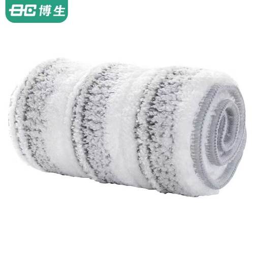 博生拖把布灰白加厚免手洗