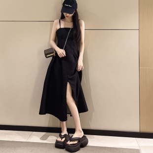 外穿夹脚凉拖鞋 新款 松糕厚底高跟防滑沙滩鞋 简约时尚 人字拖女夏季