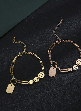 lucky手链ins小众设计