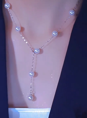 气质满天星珍珠项链女2025新款