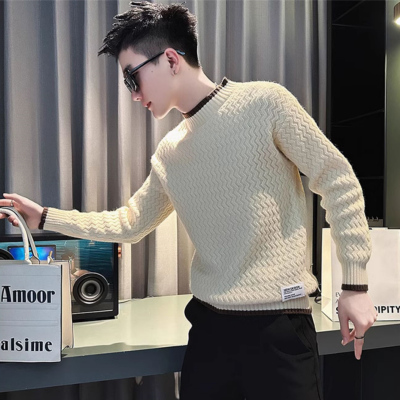 毛衣冬季新款2025提花针织打底衫