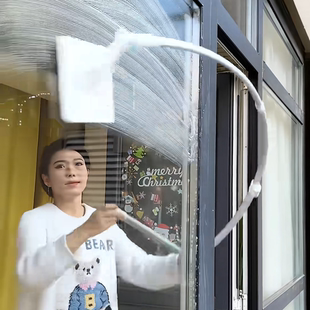 擦玻璃神器2025新款爆款外窗高楼弧形家用窗外擦窗杆高层臂加长