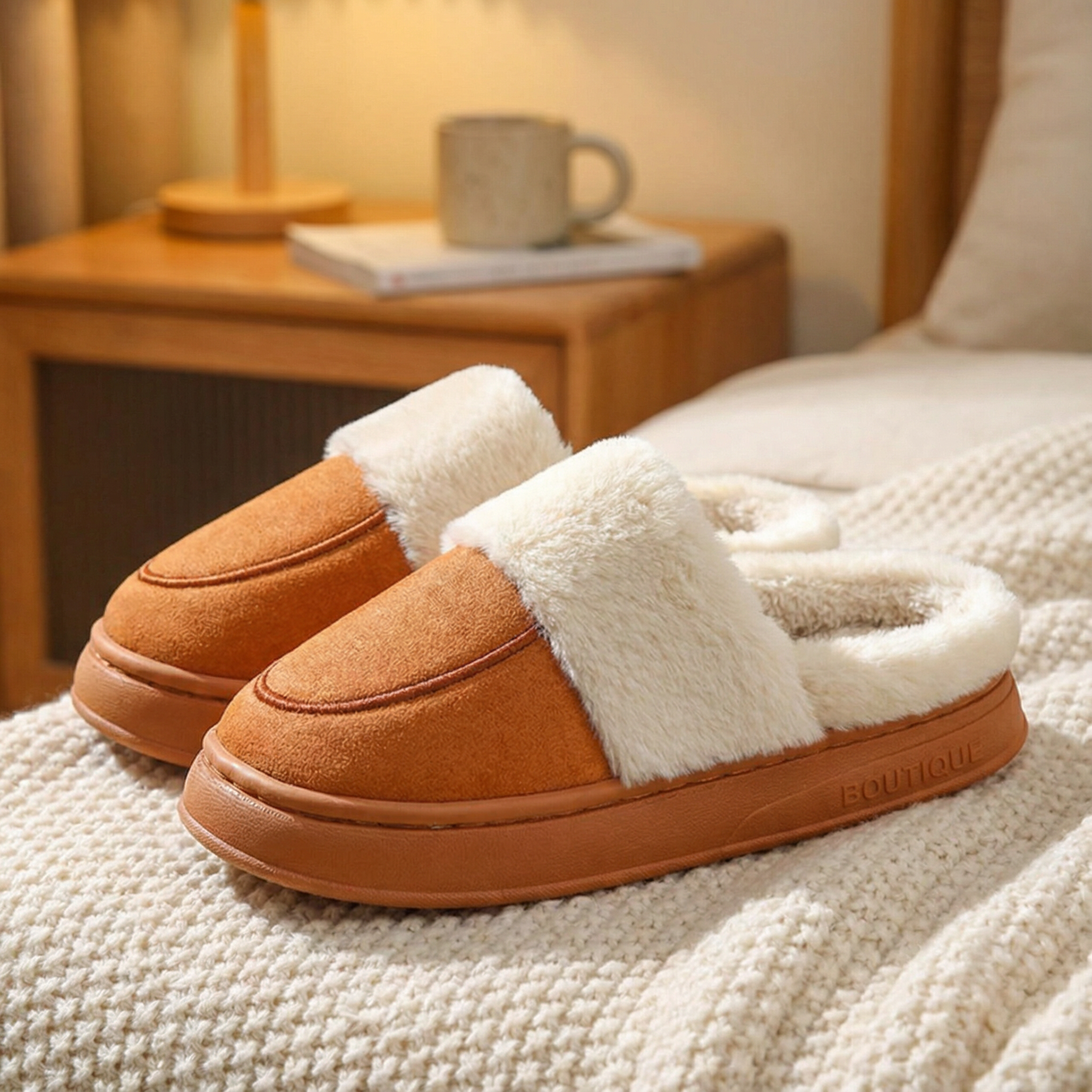 厚底棉拖鞋男女秋冬季家居室内