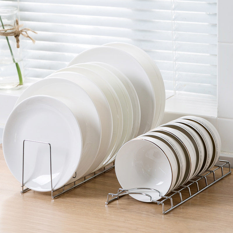 居家家大容量收纳碗盘架