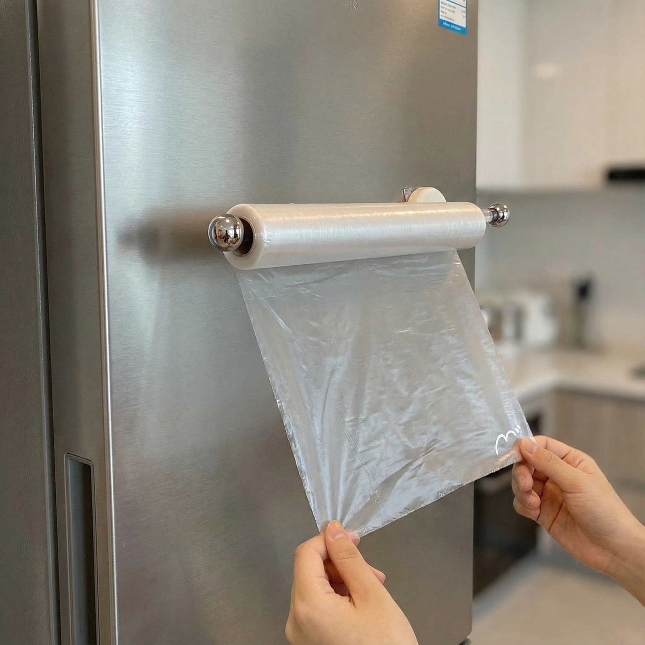 吸盘厨房纸巾架免打孔橱柜用