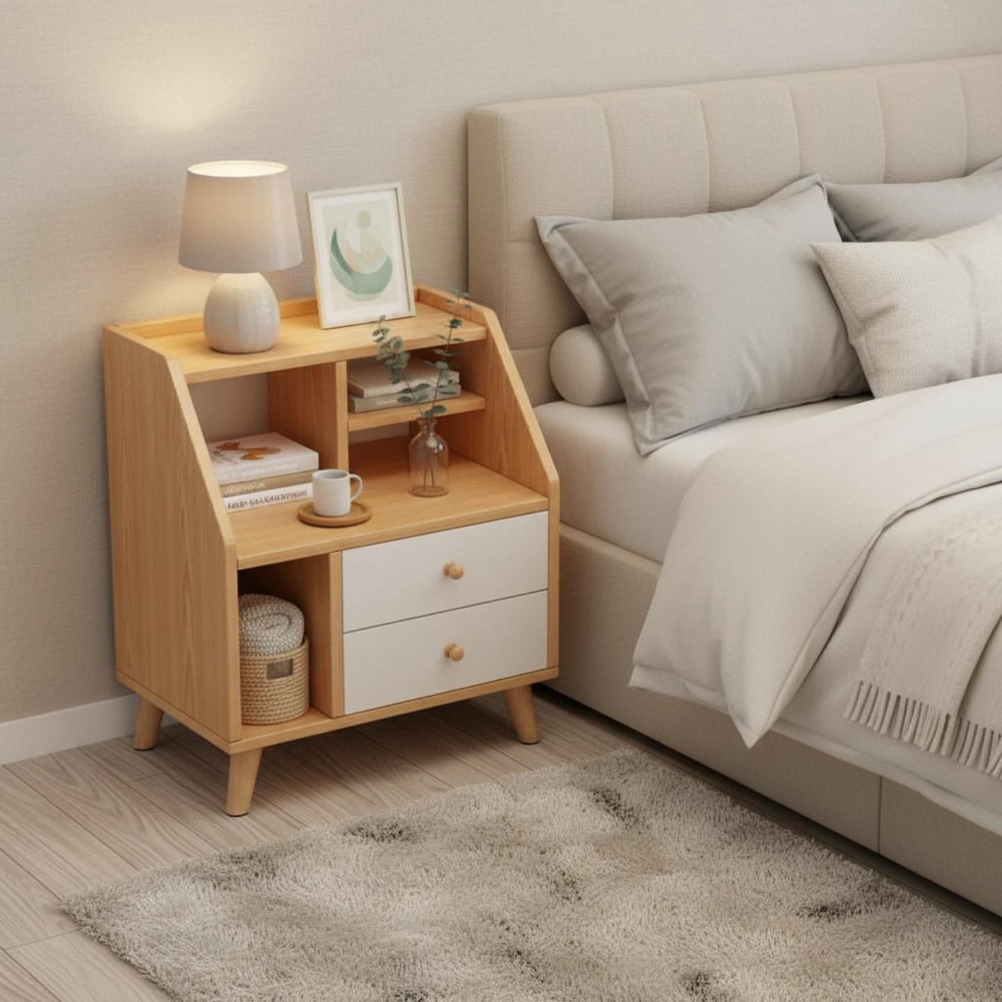 床头柜收纳柜小型简易出租房用