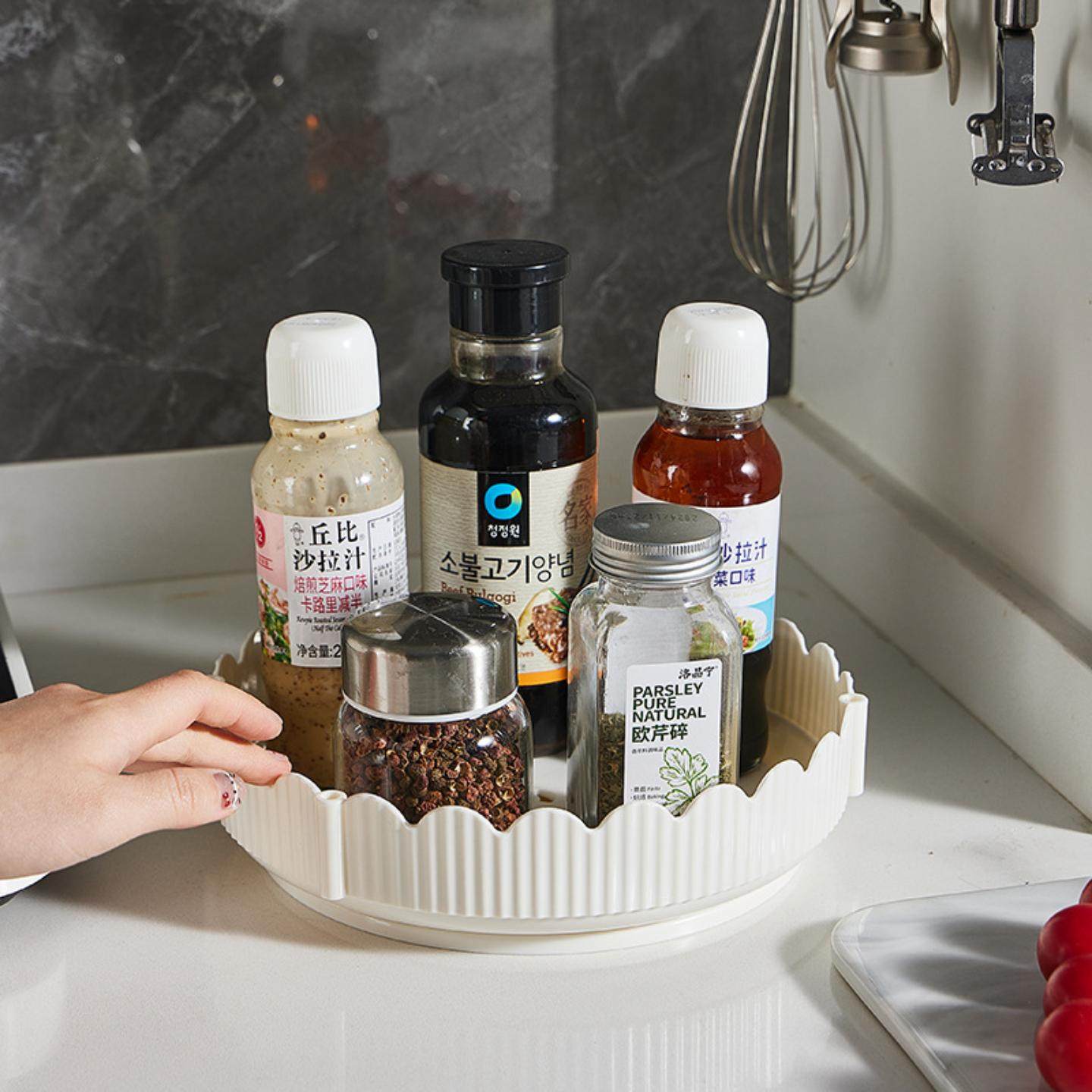 轻奢化妆品收纳盒桌面旋转网红