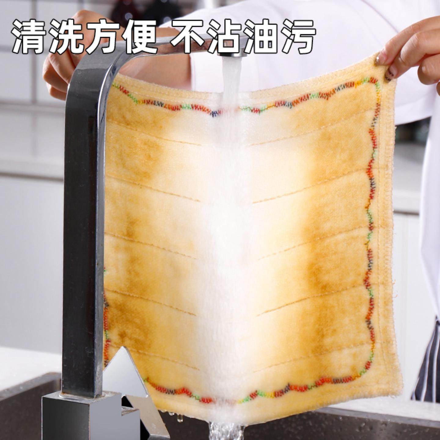 加厚疏油抹布棉纱洗碗布不掉毛易清洗吸油不锁油擦桌洗碗巾,家庭/个人清洁工具,百洁布,淘宝优惠券,粉丝福利购,淘宝优惠卷