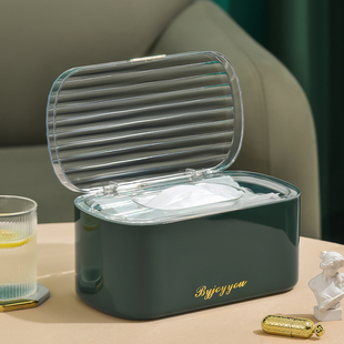 口罩收纳盒密封防尘防污染玄关口鼻罩存放盒子大容量成人面罩收纳