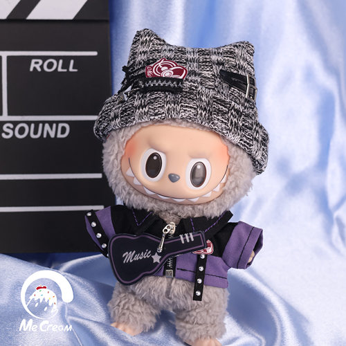 棉花娃衣拉布布labubu坐姿一二三代音你而动音乐节摇滚酷盲盒衣服