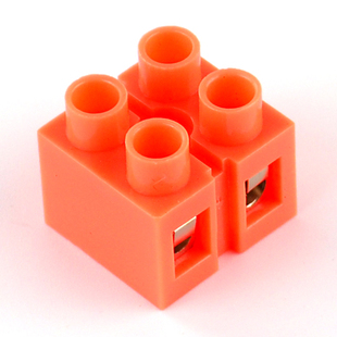 H2519 6平方分线台柱 2高端阻燃接线端子排分线器2位电线对接0.5