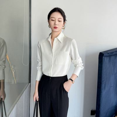 衬衫女高级感职业正装