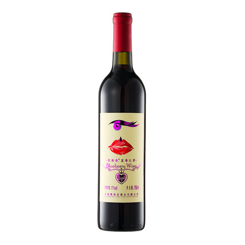 凯缘春蓝梦谷蓝莓原果750ml红酒