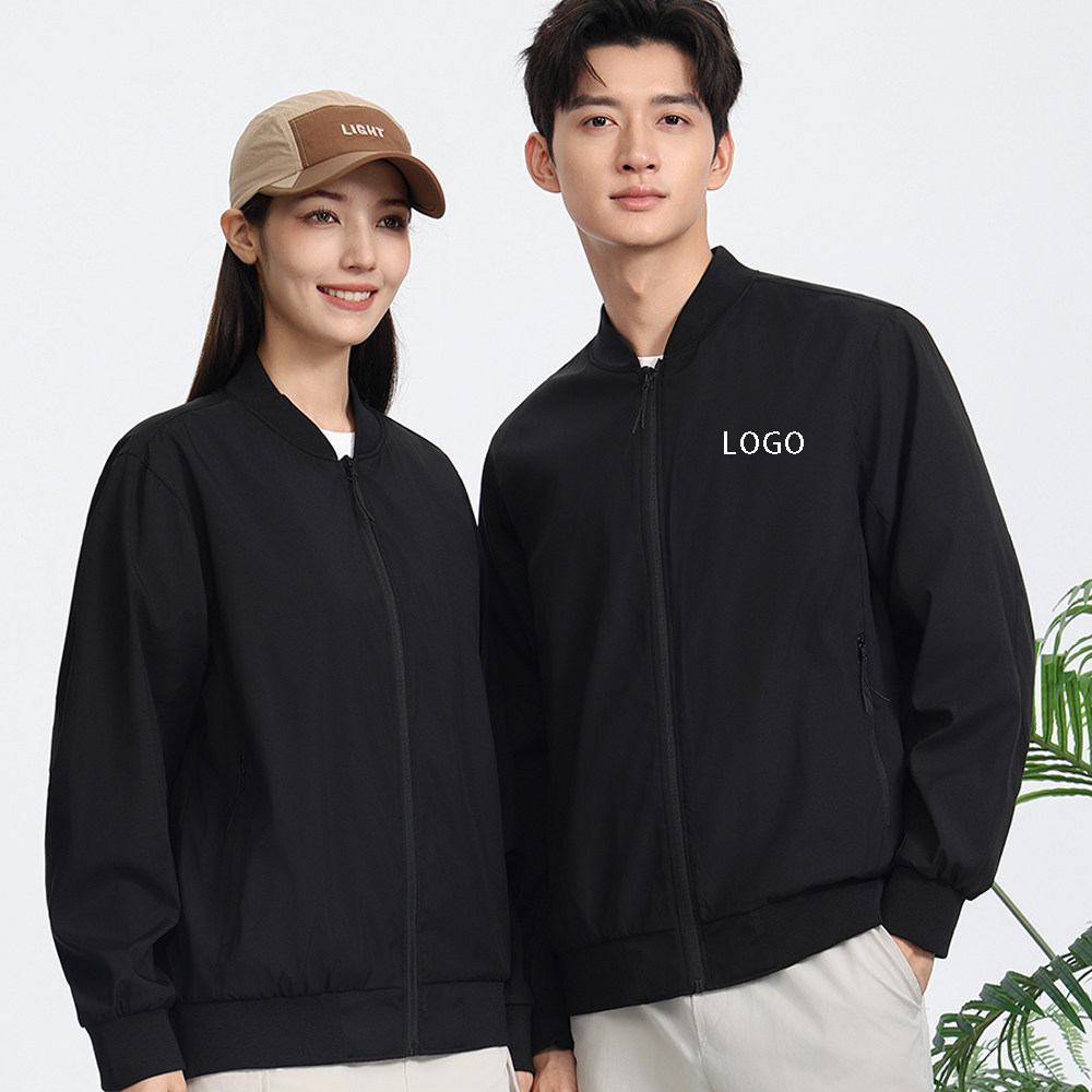 高端棒球服定制印字logo男女运动卫衣外套刺绣团体工作装班服夹克图片