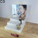 桌面亚克力产品展示架摆台阶梯型彩妆护肤化妆品小样品陈列展示架
