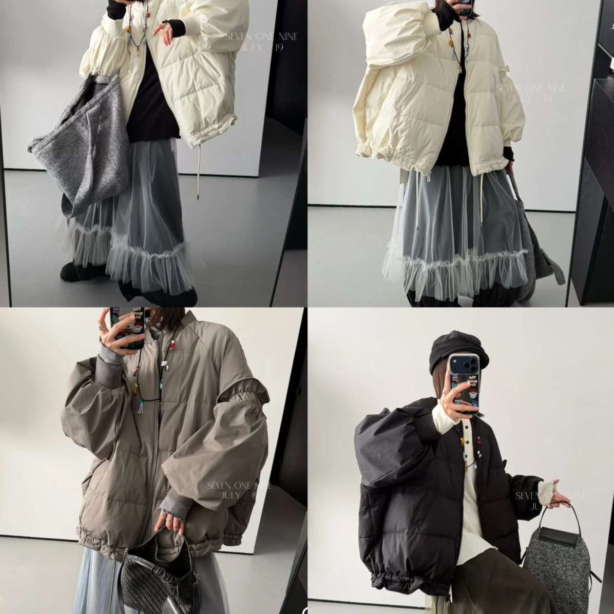 童心设计上新韩系休闲简约棒球服轻薄羽绒服保暖羽绒服外套555JY