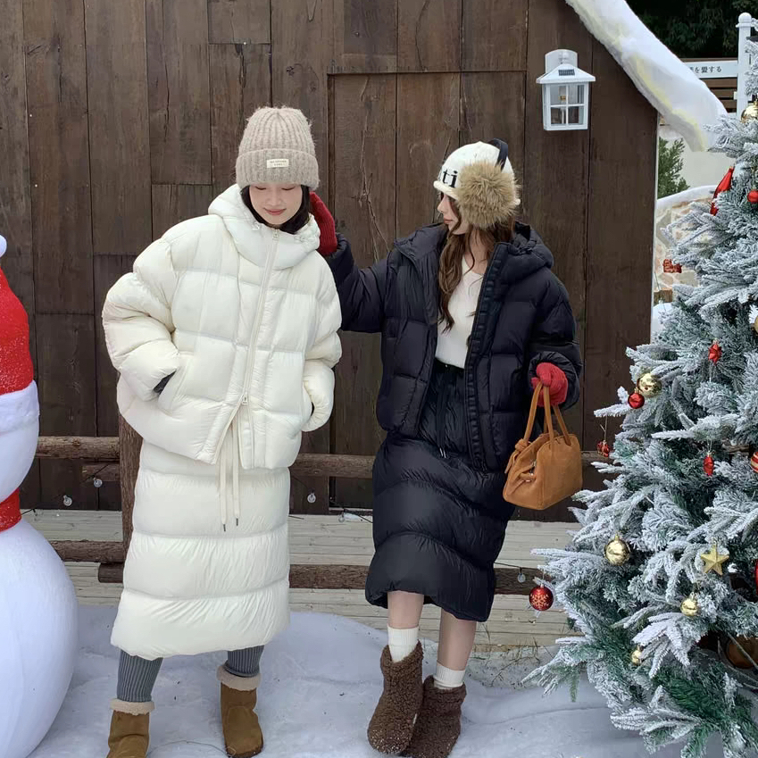 童心半身裙套装保暖羽绒服外套(配羽绒半身裙)(半裙有口袋)23551