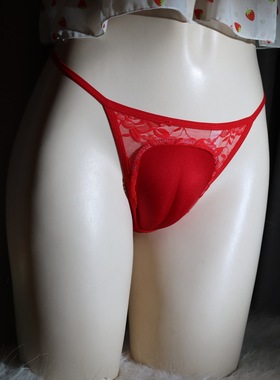 男士反串变装伪娘隐藏jj假阴紧身鲍鱼勒痕女装大佬内裤骆驼趾t裤