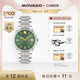 摩凡陀日历视窗瑞士钢带石英男女士商务手表 Movado 礼物