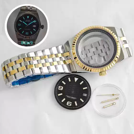 Nh35 Accessory Case Set Automatic Mechanical Watch Road-Style Modified Mechanical Watch Bgw9 Diameter 40mm