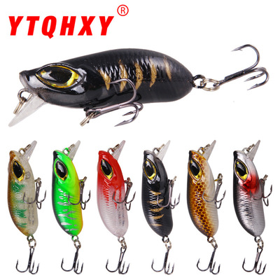 苦茶路亚饵摇滚小恶棍浮仿真硬饵7.5G/6cm带响珠假饵拟饵海钓