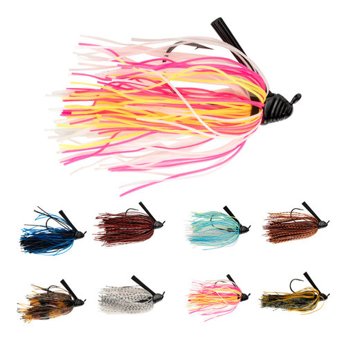 苦茶胡须佬碳刷挡草慕斯达7g10g14g 路亚饵防挂底假饵JIG胡须佬挡