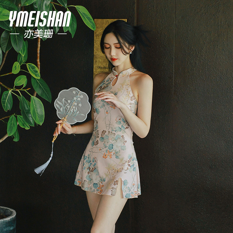 女款分体式泳衣套装遮肉显瘦