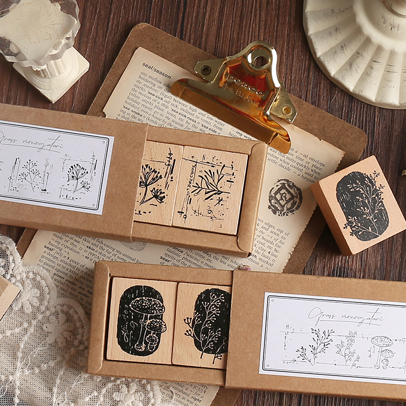在林间文草物语手帐图鉴手账印章